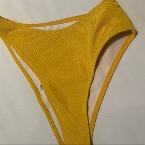 Mustard Yellow Bathing Suit Bottoms